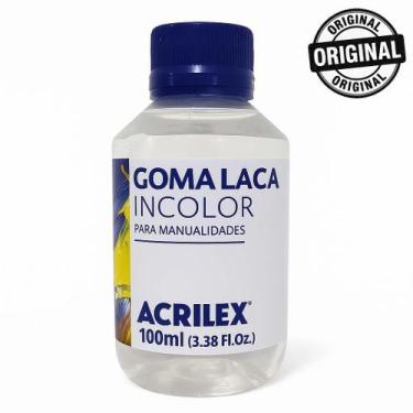 Imagem de Goma Laca Incolor 100 ml Seladora e Verniz Transparente - gnforcer