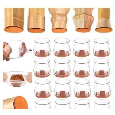 Imagem de Silicone Tampa Do Pé Da Cadeira Mudo Silicone Engrossada Mesa Mobiliár