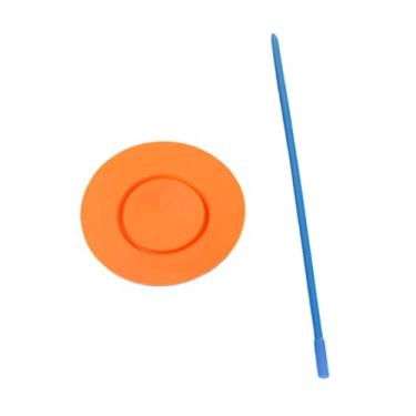 Imagem de predolo Prato giratório para malabarismo, brinquedos de jogo, prato giratório para circo, habilidade de equilíbrio, adereço para desempenho de habilidades de, Laranja