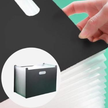 Imagem de Pasta com 12 Divisórias Organizadora de Documentos Sanfonada Multiuso