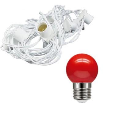 Imagem de Festão 5 Metros com Lâmpadas Bolinha Coloridas - SHIN TECH