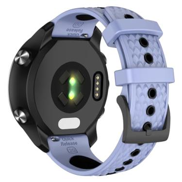 Imagem de OVERSTEP Pulseira de relógio Garmin Forerunner 245/Forerunner 645, pulseiras de substituição de 20 mm para relógio inteligente Venu/Venu SQ/Venu SQ2/Venu 2 Plus/Forerunner 158/165/55/Vivoactive 3