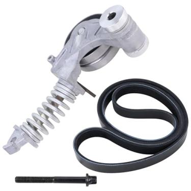 Imagem de Lqito Conjunto tensor de correia com polia com correia serpentina compatível com Chevy Cruze 2011-2016 2012-2019 Sonic 2013-2020 Trax 2016 Cruze Limited 2013-2020 Buick Encore Replace#55565236 5PK1400
