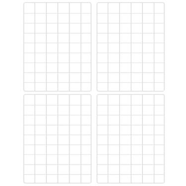 Imagem de Rack de exibição de grade de metal branco para parede, 4 peças grade de pendurar fotos com clipes, 13,78" × 17,182 cm decoração de parede de foto ajustável e versátil, inclui ganchos, ideal para casa