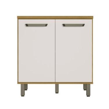 Imagem de Balcão 2 Portas (Com Tampo) 80cm Criare Freijo Off Acetinado - SSX Mul