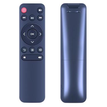 Imagem de WDZP Novo controle remoto de substituição para projetor Roconia 5G WiFi Bluetooth e Vankyo Pocket Burger 101 V630 e Rigal RD-606 Mini Performance & AKIYO O7 & GooDee YG620 e projetor EUG Mini E3