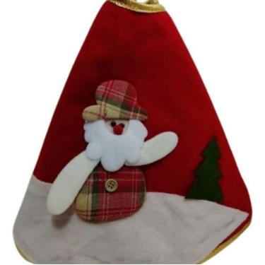 Imagem de Saia Para Árvore De Natal Enfeite De Natal - sem marca, Noel Xadrez