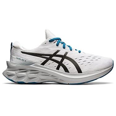 Imagem de ASICS NOVABLAST 2 Tênis de corrida masculino, Branco/preto, 43