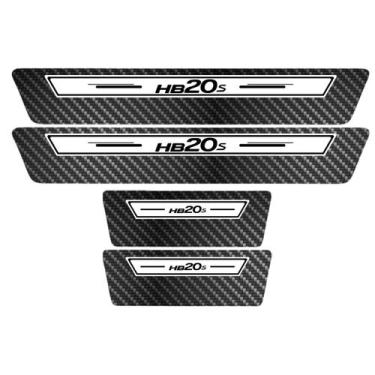 Imagem de Soleira Porta Premium Branco Carbono Hb20s 22 23 2024 2025 - Jhow Ades