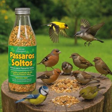 Imagem de Ração para Pássaros alpiste Passarinhos soltos Calopsitas canarinhos P