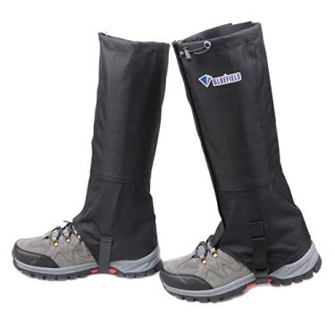 Imagem de Polainas Triwond Gators para caminhadas, calçado à prova d'água, para chuva, neve, gators masculino, feminino, para corrida, escalada, caça, mochila, sapato de neve, suportes leves para tornozelo (1 par), Preto, Small