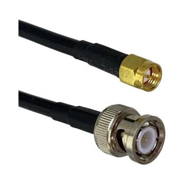 Imagem de Conector De Crimpagem Macho-fêmea BNC, Cabo Coaxial RF Pigtail RG58 RG