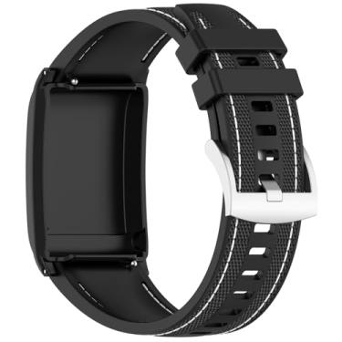 Imagem de AWADUO Pulseira de substituição de nylon WHOOP 5.0 LIFE MG/5.0 Peak macia e durável com acessório de smartwatch de liberação rápida (preto)