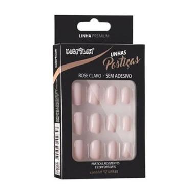 Imagem de Unhas Posticas Macrilan 24 Pc / 36 Pc, ROSA CLARO UP202A 24PC