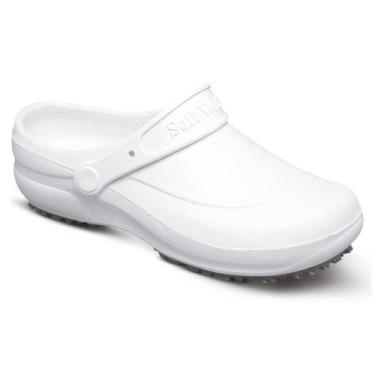 Imagem de Calçado Profissional Babuche N 35/36 Soft Works Branco com Solado Anti