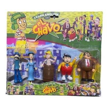 Imagem de Kit Cartelado c/ 5 Bonecos Turma Do Chaves Animado - NEIDE BRINQUEDOS