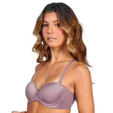 Imagem de Sutiã Alças Removíveis Bustiê Duloren - Coleção Everyday, Roxo, 44