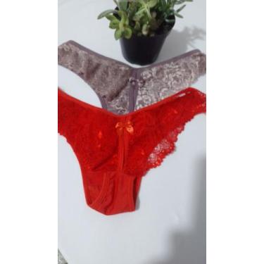 Imagem de Tanga só renda com abertura frontal - Rainha da Lingerie
