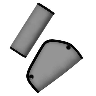 Imagem de Mokiwala Capa para cinto de segurança infantil, acolchoamento protetor de ombro e barriga - Capa de almofada de alças hipoalergênicas macias e respiráveis para assento elevatório, carrinhos de bebê e