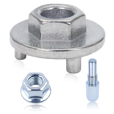 Imagem de AUMEL Ferramenta de remoção de embreagem com ferramenta de parada de pistão para motosserras Echo CS-4000, CS-500, CS-510, CS-520, CS-590, CS-600 substitui 89750516133, 89750516132, 89750516131