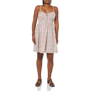 Imagem de Lucky Brand Mini coração feminino estampado, Rosa champanhe multi, PP