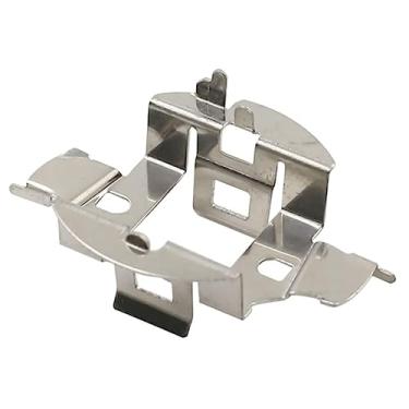 Imagem de Edinstry Auto Parts H7 lâmpadas de farol LED prateado retentor de luzes de metal adaptador base suporte Socke para VW Sagitar para carro