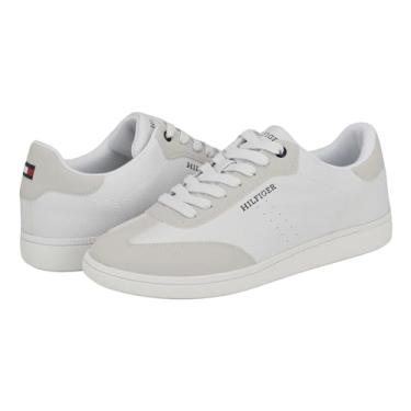 Imagem de Tommy Hilfiger Tênis masculino Bregan, Natural/Branco Multi 032, 44
