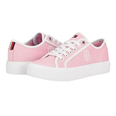 Imagem de Tommy Hilfiger Tênis feminino Alezya, Rosa claro 680, 41