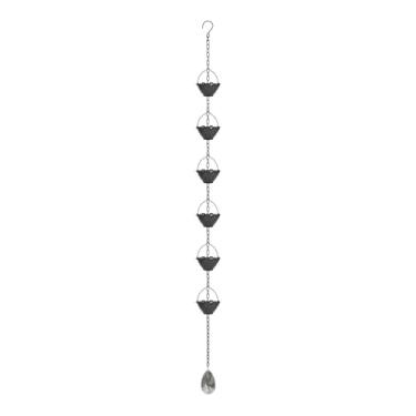 Imagem de Stgfyxgs Desviador de água Da Chuva com Corrente de Calha, Decoração para Jardim E áreas Externas, Desvio de água, Funcional, Lótus