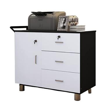 Imagem de SUNESA Suporte de impressão, suporte de impressão, mesa de cópia, armário, armário, armário, escritório, prateleira, bancada, mesa, impressora (cor: latão)