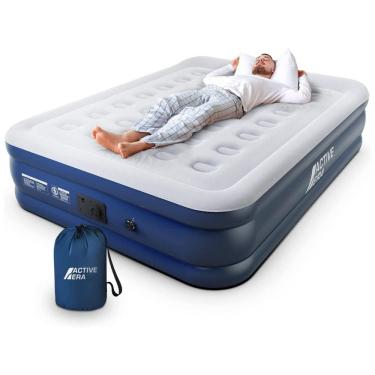 Imagem de Cama Colchão Inflável Queen com Bomba Embutida, ACTIVE ERA, Cinza