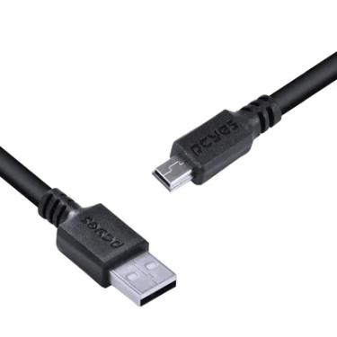 Imagem de Cabo Usb A 2.0 Macho Para Mini Usb B Macho 28awg Puro Cobre 1 Metro - Puanm2-1