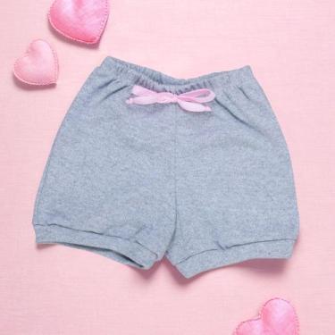 Imagem de Shorts de Algodão para Bebê Meninas - Verão em Mescla - Era Uma Vez, 0