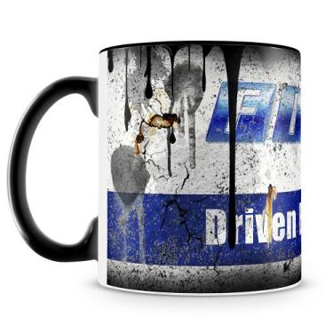 Imagem de Caneca Lata de Óleo Fiat - Cerâmica 325ml - Estilo Retrô - Amo Canecas