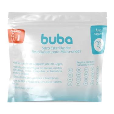 Imagem de Buba Saco Esterilizador Reutilizavel Para Micro-Ondas Branco