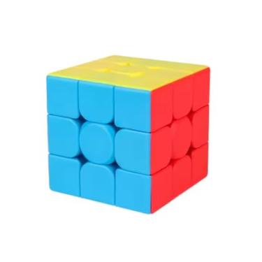 Imagem de Cubo Mágico Profissional 3x3x3 colorido Original Interativo com ajuste de pressão Giro Rapido