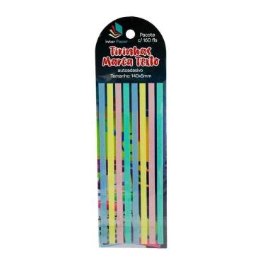 Imagem de Marca Texto Adesivo 160 FL 140x5mm Soft - Tudo em Caixa