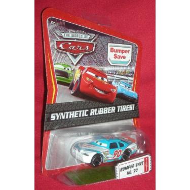Imagem de Disney / Pixar CARS Movie 1:55 Die Cast Car Motor Speedway of the South #90 Bumper Save Synthetic Rubber Tires Exclusive