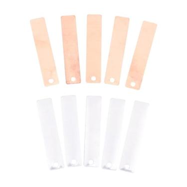 Imagem de EHJRE 5 Folhas de Cobre, 5 Folhas de Zinco DIY para Experimentos de Bateria de Frutas