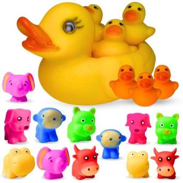 Imagem de Kit Vinil Hora Do Banho Bebê Fazendinha Brinquedo Infantil - Europio