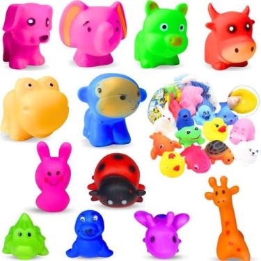 Imagem de Brinquedo De Vinil Kit Hora Do Banho Fundo Do Mar  - Europio, AnimaisV