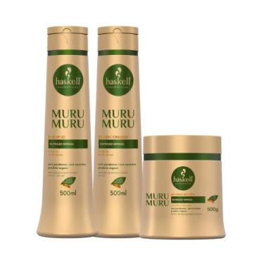 Imagem de Kit Murumuru Haskell 3 itens, 500ml