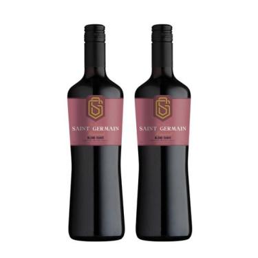 Imagem de Kit 2 Un Vinho Saint Germain Reservado Blend Suave 750 ml
