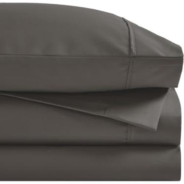 Imagem de Superior Jogo de cama rico em algodão, roupa de cama diária pesada, decoração moderna, inclui 1 lençol elástico com elástico alto, 1 lençol de cima, 2 fronhas - Casal, azul-petróleo