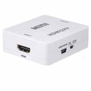 Imagem de Mini Adaptador Conversor De Hdmi Para Rca Video Composto Av