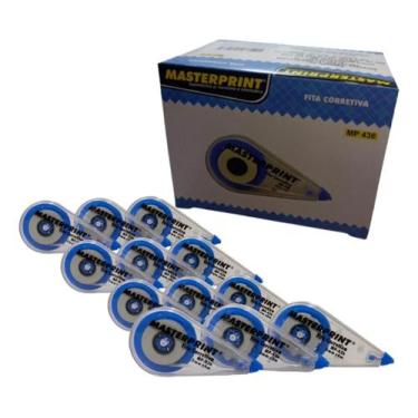 Imagem de Fita Corretiva Masterprint MP-437 5mmX12mts Caixa C/ 12 Un