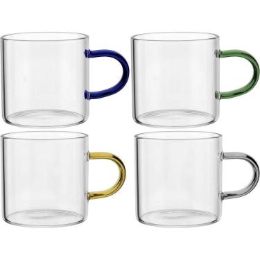 Imagem de Caneca Coração Stitch Nh 100ml Em Vidro Borossilicato