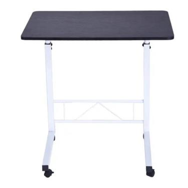 Imagem de Mesa Computador Notebook Portatil Rodinhas Ajustavel Home Office Multifuncional Auxiliar Jantar Estudo Sala