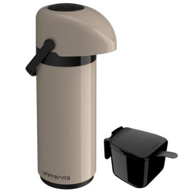 Imagem de Kit Garrafa Térmica 1 Litro Verona + Açucareiro 350 ML Garrafa Alça Am