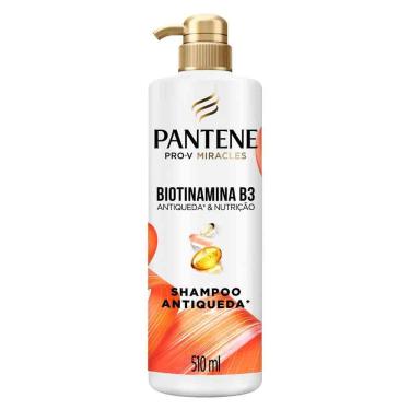 Imagem de Shampoo Pantene PRO-V Miracles Antiqueda & Nutrição Biotinamina B3 510ml